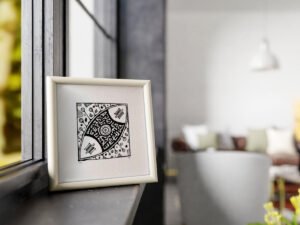 Fine art Giclée print of miniature ink drawing No.001 by River Ha