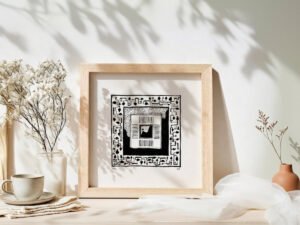 Fine art Giclée print of miniature ink drawing No.002 by River Ha
