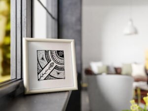 Fine art Giclée print of miniature ink drawing No.003 by River Ha