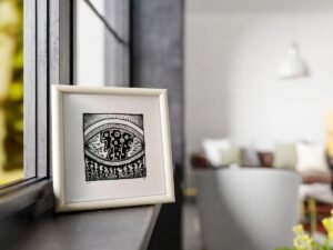 Fine art Giclée print of miniature ink drawing No.004 by River Ha
