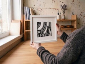 Fine art Giclée print of miniature ink drawing No.005 by River Ha