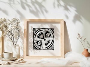 Fine art Giclée print of miniature ink drawing No.007 by River Ha
