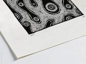 Fine art Giclée print of miniature ink drawing No.010 by River Ha