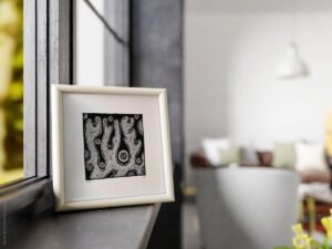 Fine art Giclée print of miniature ink drawing No.010 by River Ha