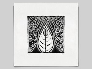 Fine art Giclée print of miniature ink drawing No.011 by River Ha
