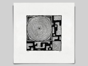 Fine art Giclée print of miniature ink drawing No.012 by River Ha