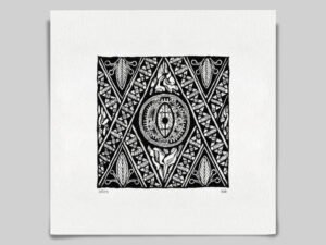 Fine art Giclée print of miniature ink drawing No.014 by River Ha