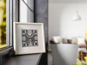 Fine art Giclée print of miniature ink drawing No.015 by River Ha