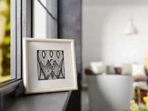 Fine art Giclée print of miniature ink drawing No.017 by River Ha