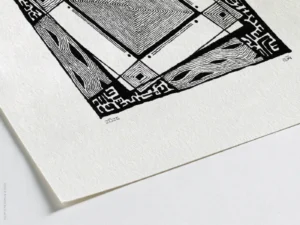 Fine art Giclée print of miniature ink drawing No.020 by River Ha