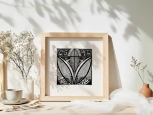 Fine art Giclée print of intuitive ink drawing No.023 by River Ha