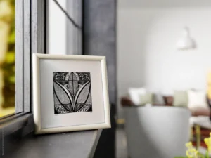 Fine art Giclée print of intuitive ink drawing No.023 by River Ha